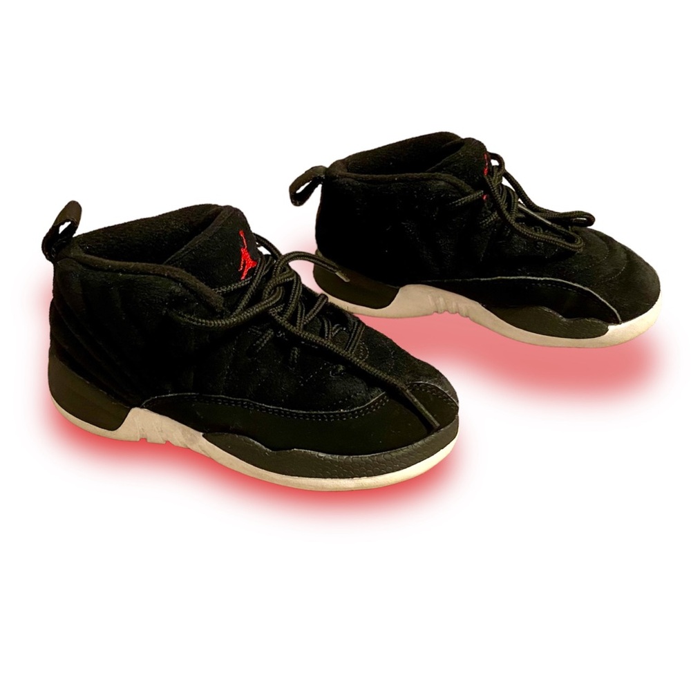 Nike Air Jordan 12 Retro Reverse Taxi Black (TD) 850000-017 Size US 10C